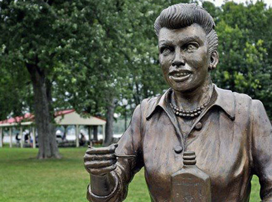 Believe it or not, it's Lucille Ball