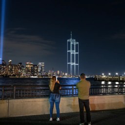 Drone show marks 9/11